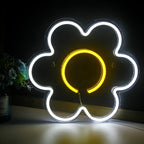 Blomma – LED-neonskylt (5 V USB)