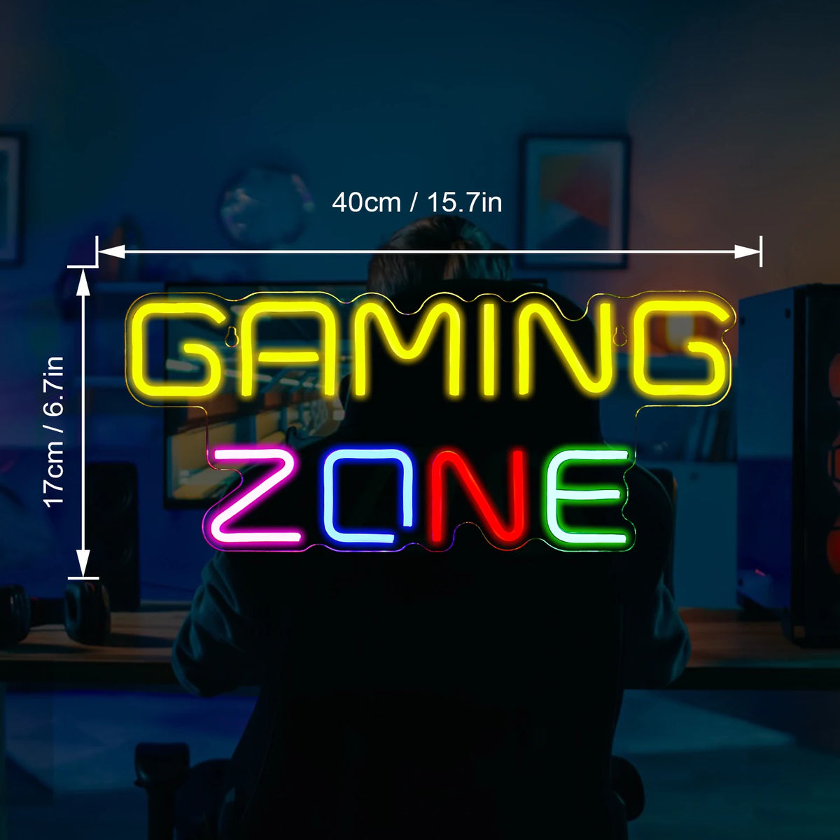 Gaming Series – LED-neonskylt (5 V USB)