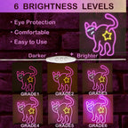 Katt – LED-neonskylt (5 V USB)