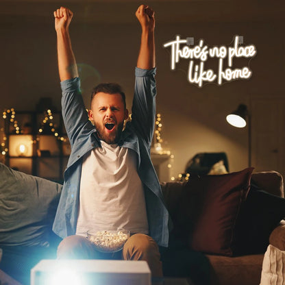 Ingen Plats som Hemma 5V USB LED Ljusskylt - Prisvänlig
