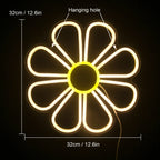 Blomma 5V Mini USB LED Neonskylt - Budgetvänlig
