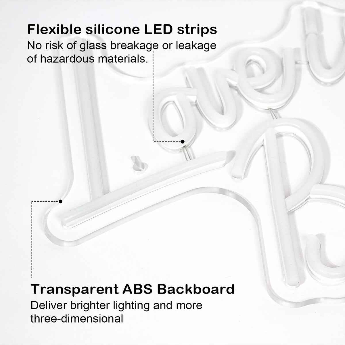 Love Is Brewing – LED-neonskylt (5 V USB)