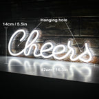 Cheers – LED-neonskylt (5 V USB)