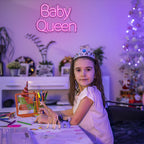 Baby Queen 5V USB LED Ljusskylt - Prisvärd
