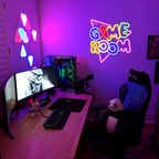 Game Room – LED-neonskylt (5 V USB)