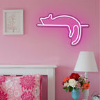 Katt – LED-neonskylt (5 V USB)