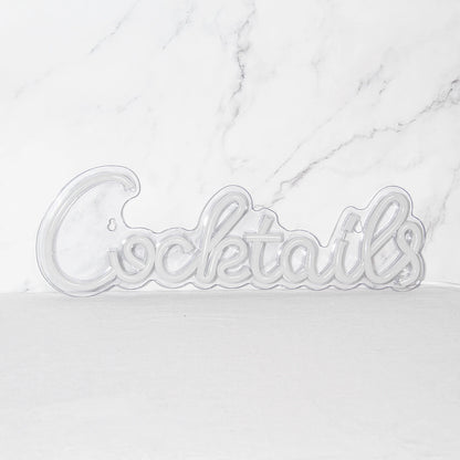 Cocktail 5V USB LED Ljusskylt - Budgetvänlig