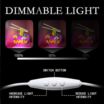 Ramen 5V USB LED Ljusskylt - Budgetvänlig