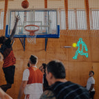 Basketboll – LED-neonskylt (5 V USB)
