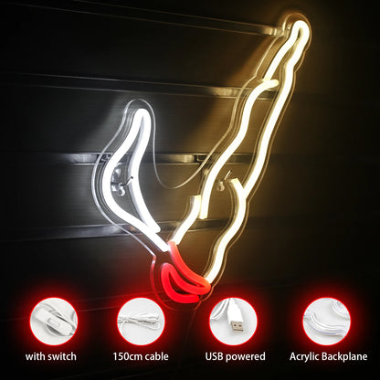Rökning 5V USB LED Ljusskylt - Prisvänlig
