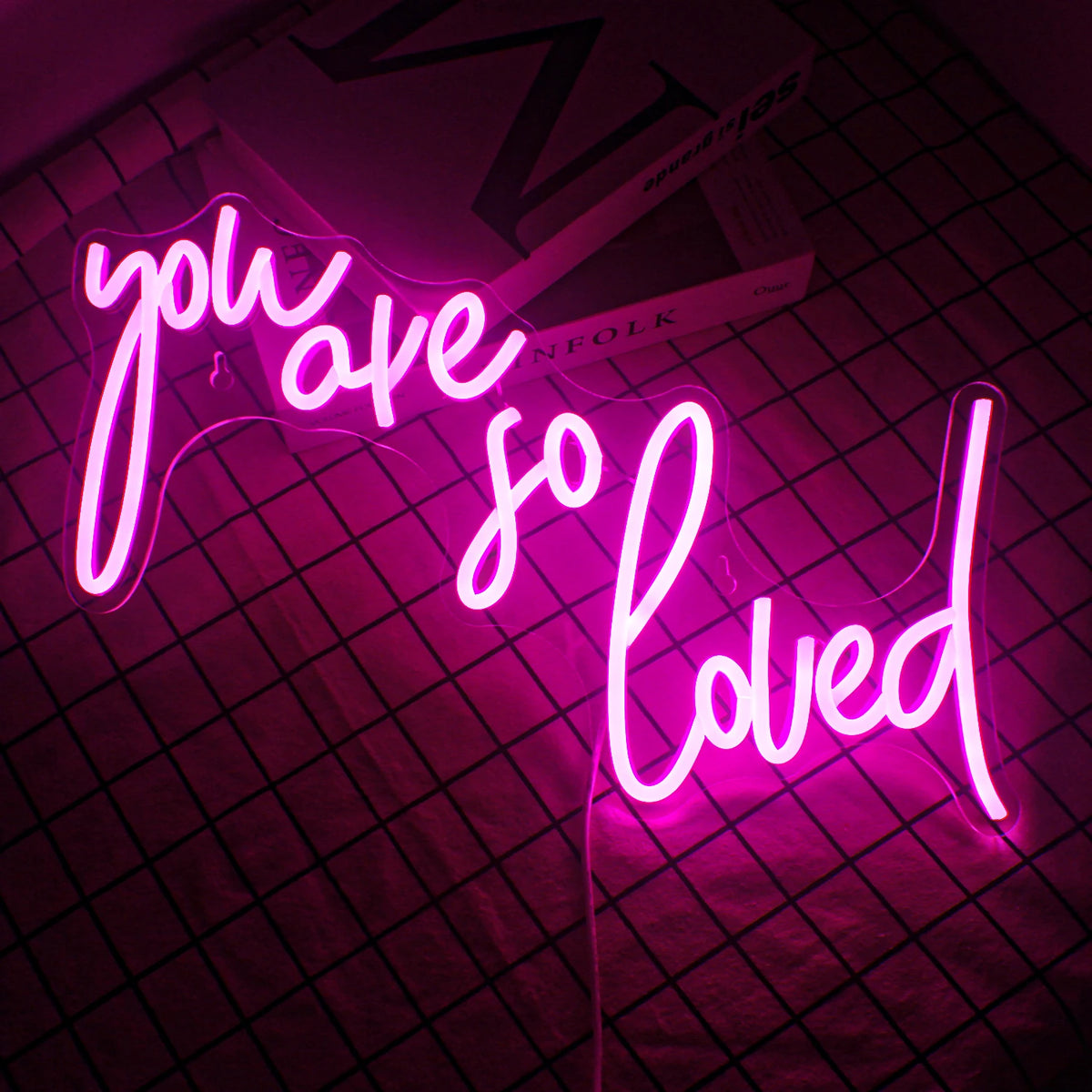 You Are So Loved – LED-neonskylt (5 V USB)