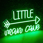 LITTLE man cave – Pil – LED-neonskylt (5 V USB)