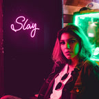 Slay – LED-ljusskylt (5 V USB)