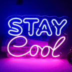 Stay Cool – LED-neonskylt (5 V USB)