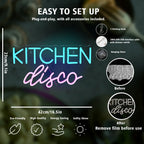Kitchen Disco 5V Mini USB LED Neonskylt - Budgetvänlig