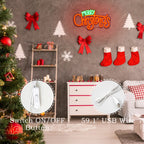 Merry Christmas – Skrivstil – LED-neonskylt (5 V USB)
