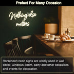 Nothing Else Matters – LED-neonskylt (5 V USB)
