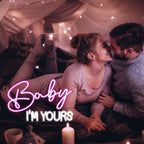 Baby I'm Yours 5V USB LED Ljusskylt - Prisvärd