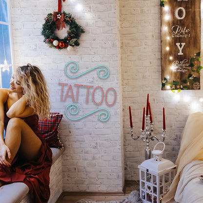 TATTOO 5V USB LED Ljusskylt - Budgetvänlig