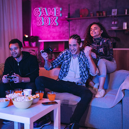 Game Box 5V USB LED Ljusskylt - Prisvänlig