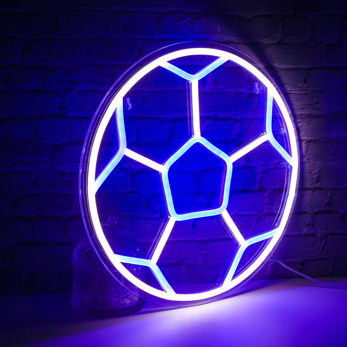 Fotboll – LED-neonskylt (5 V USB)