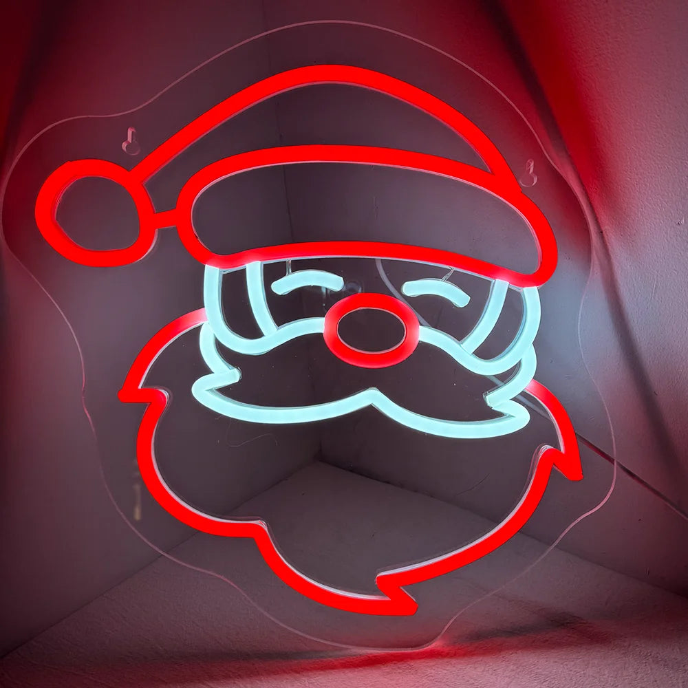 Julmotiv – LED-neonskylt (5 V USB)