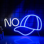 NO – Basebollkeps – LED-neonskylt (5 V USB)
