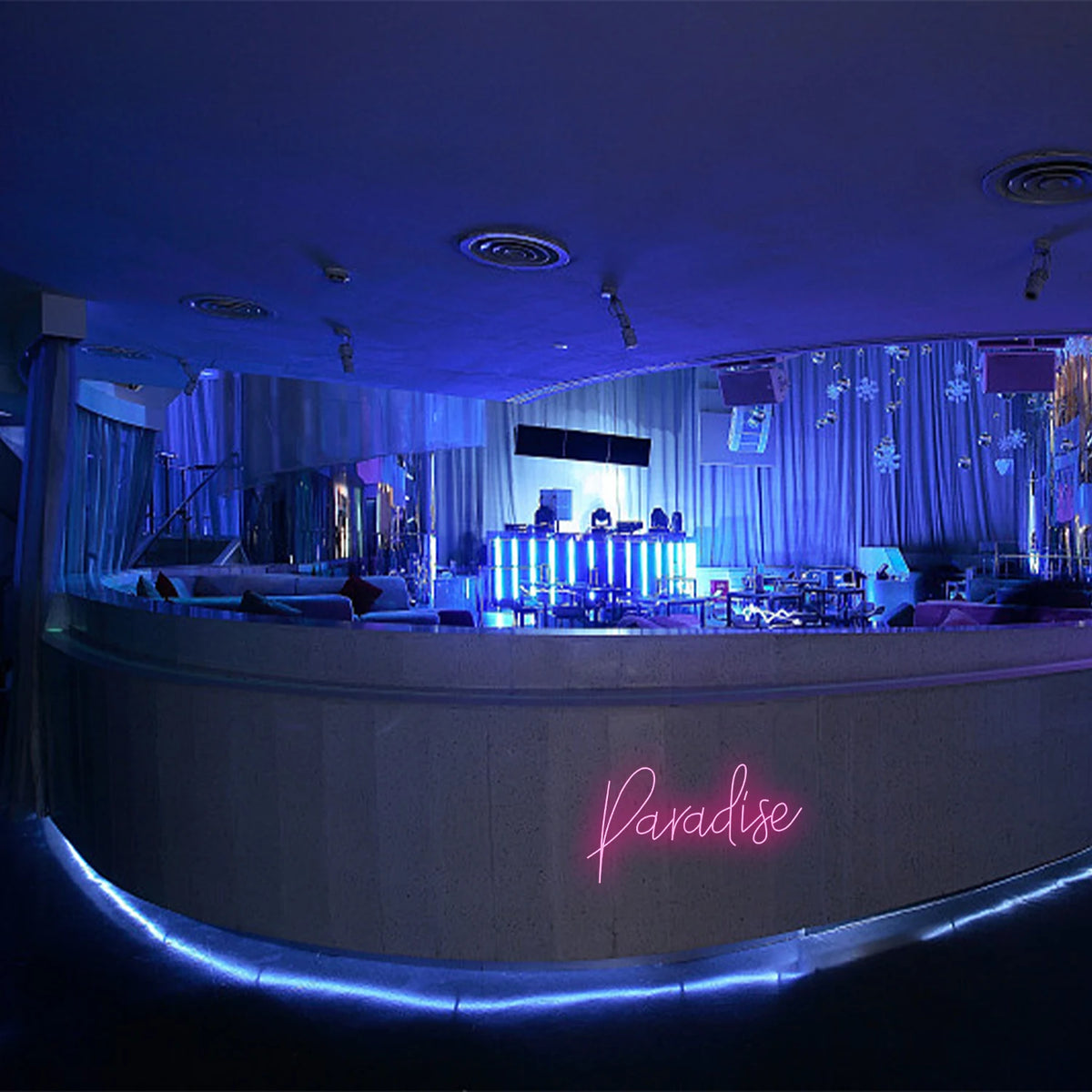 Paradise – LED-neonskylt (5 V USB)