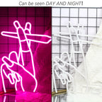 Hand med cigarett – LED-neonskylt (5 V USB)
