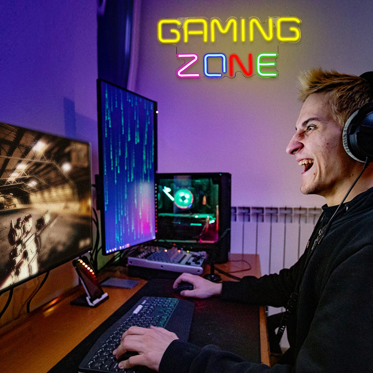 Gaming Series – LED-neonskylt (5 V USB)