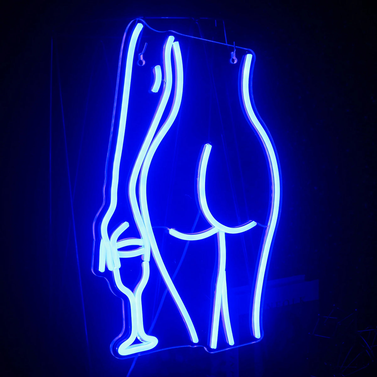 Kvinnosilhuett – LED-neonskylt (5 V USB)