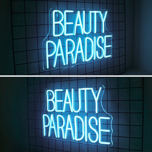 Beauty Paradise – LED-ljusskylt (5 V USB)