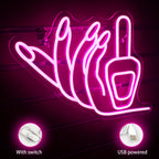 Nagelmotiv – LED-neonskylt (5 V USB)