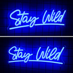 Stay Wild – LED-neonskylt (5 V USB)