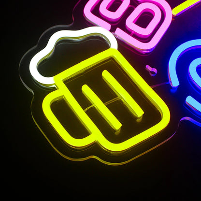 Öl 5V USB LED Ljusskylt - Prisvänlig