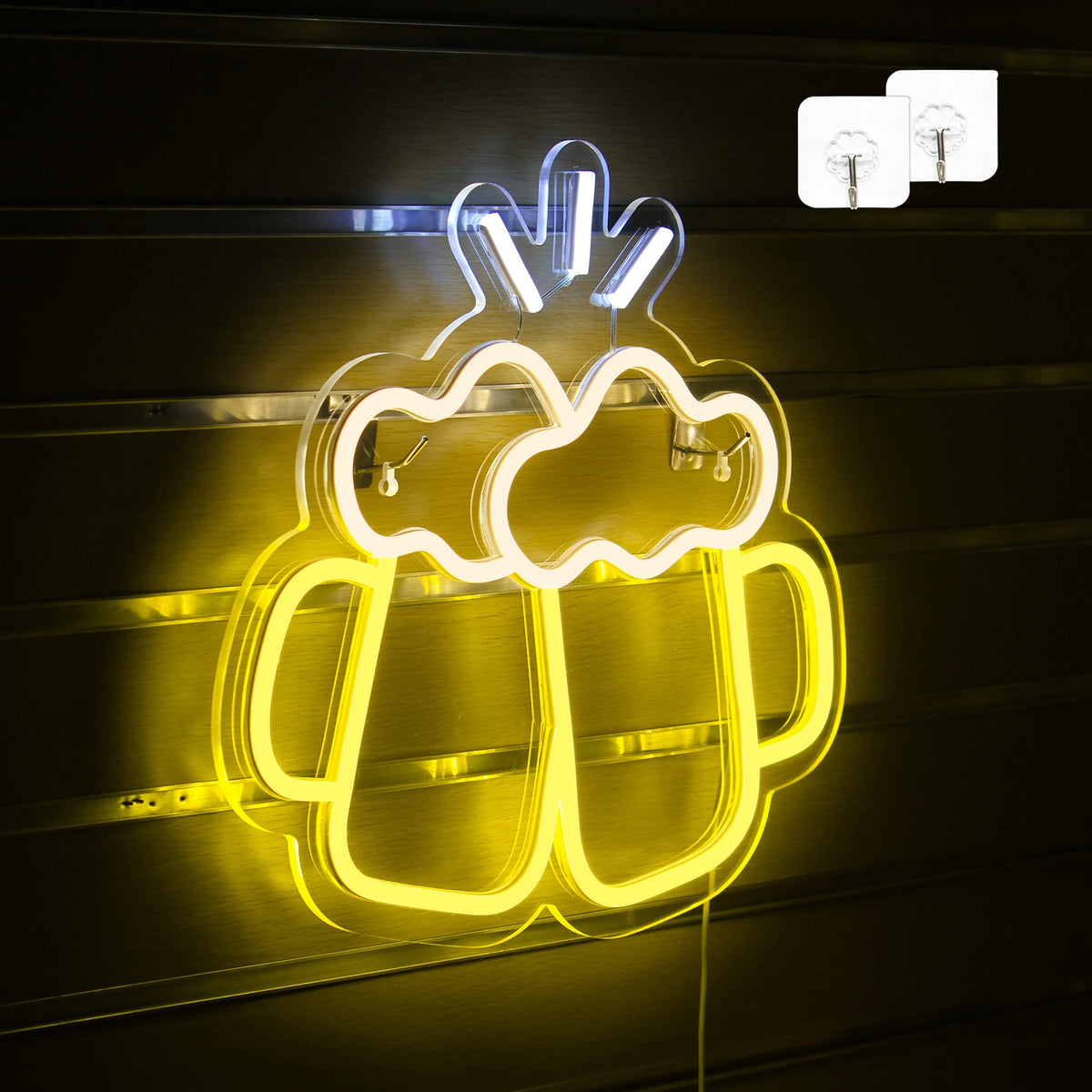 Ölmotiv – LED-ljusskylt (5 V USB)