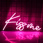 Kiss Me 5V USB LED Neon Sign - Budget Friendly