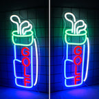 Golf 5V Mini USB LED Neonskylt - Budgetvänlig