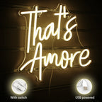 That's Amore – LED-neonskylt (5 V USB)