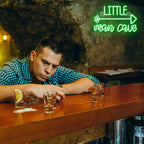 LITTLE man cave – Pil – LED-neonskylt (5 V USB)