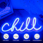 Chill – LED-neonskylt (5 V USB)