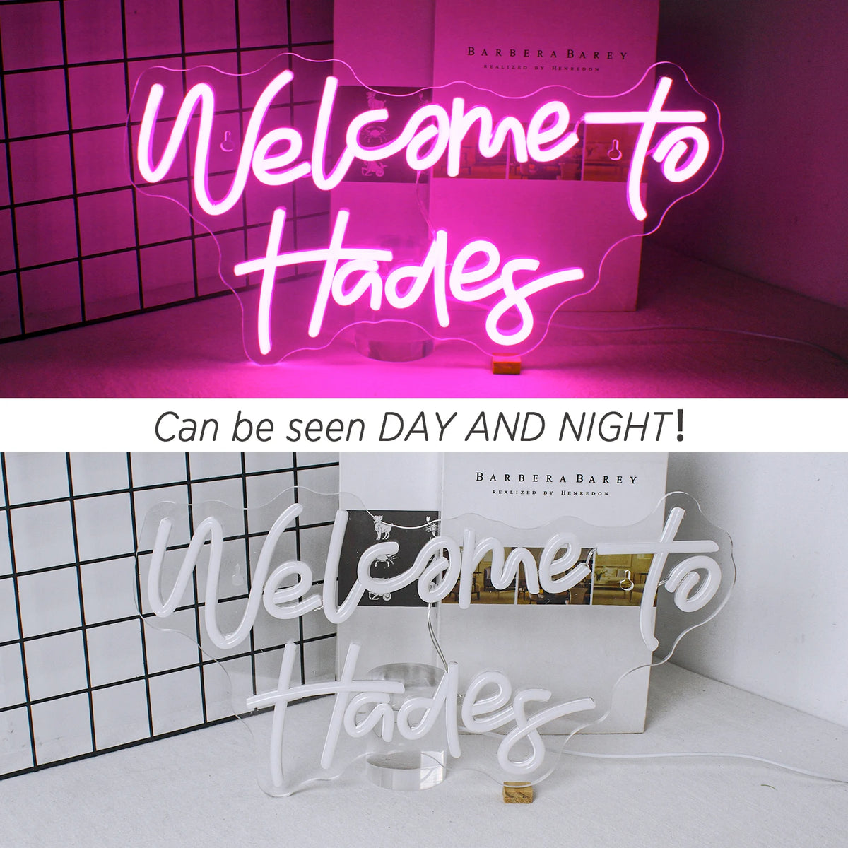 Welcome to Hades – LED-neonskylt (5 V USB)