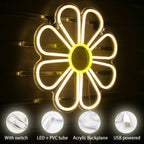 Blomma 5V Mini USB LED Neonskylt - Budgetvänlig