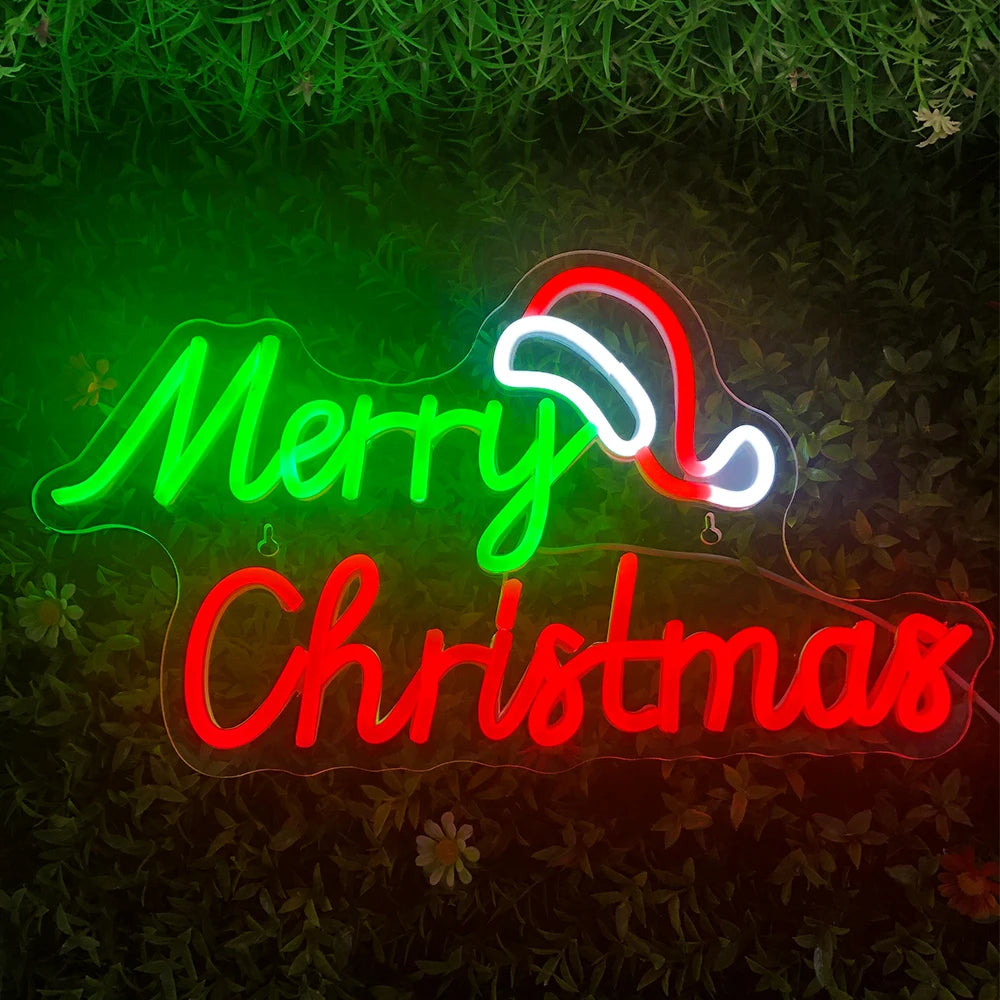 Färdiga julmotiv – LED-neonskylt (5 V USB)