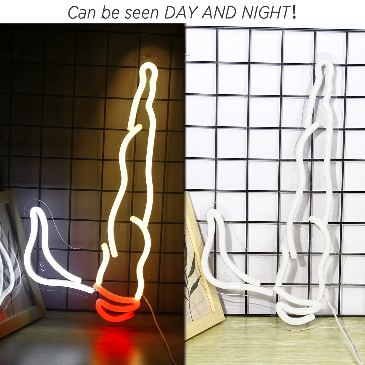 Rökmotiv – LED-neonskylt (5 V USB)