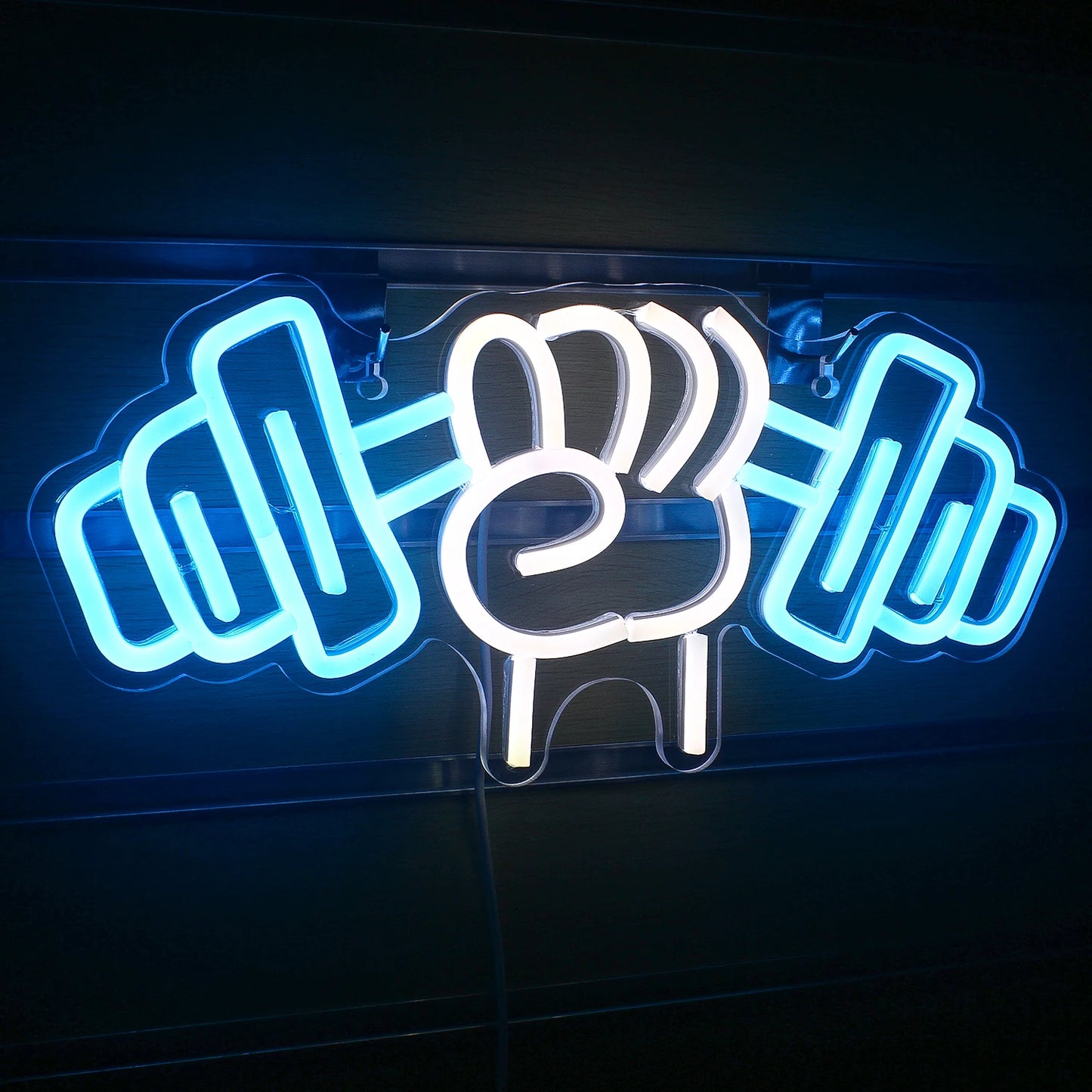 Barbell Tyngdlyftning 5V USB LED Neonskylt - Prisvärt Alternativ
