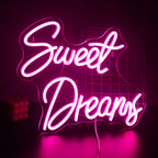 Sweet Dreams – LED-neonskylt (5 V USB)