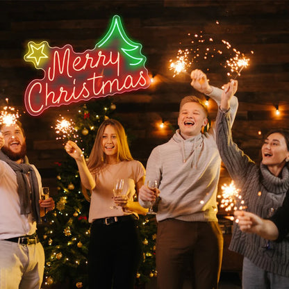 God Jul 5V USB LED Ljusskylt - Prisvänlig