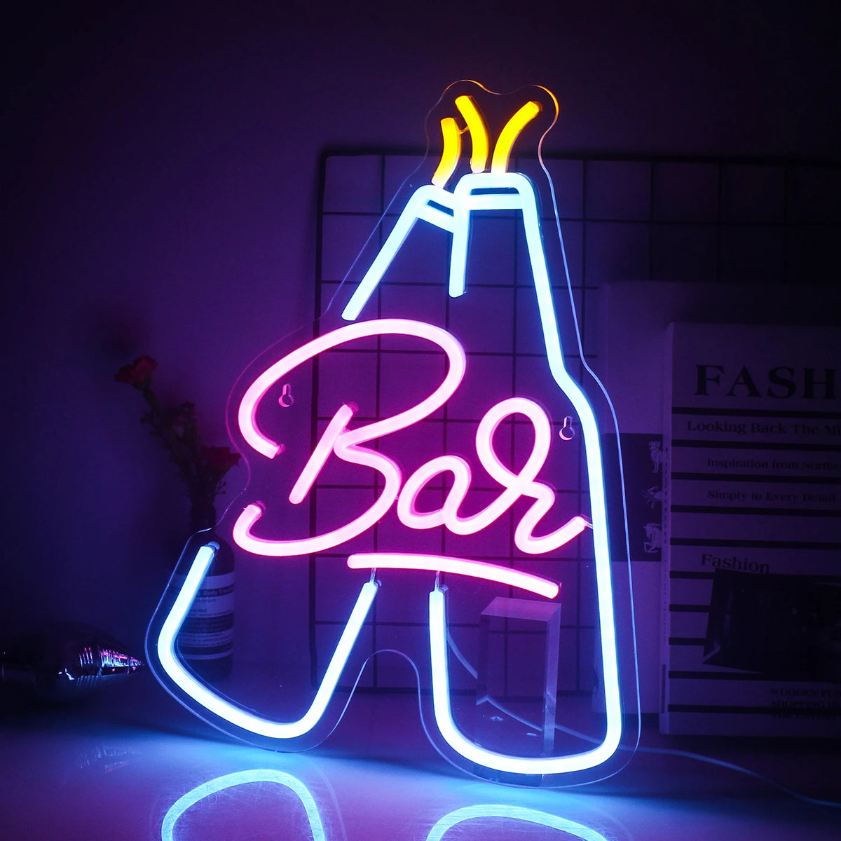 Bar – LED-neonskylt (5 V USB)