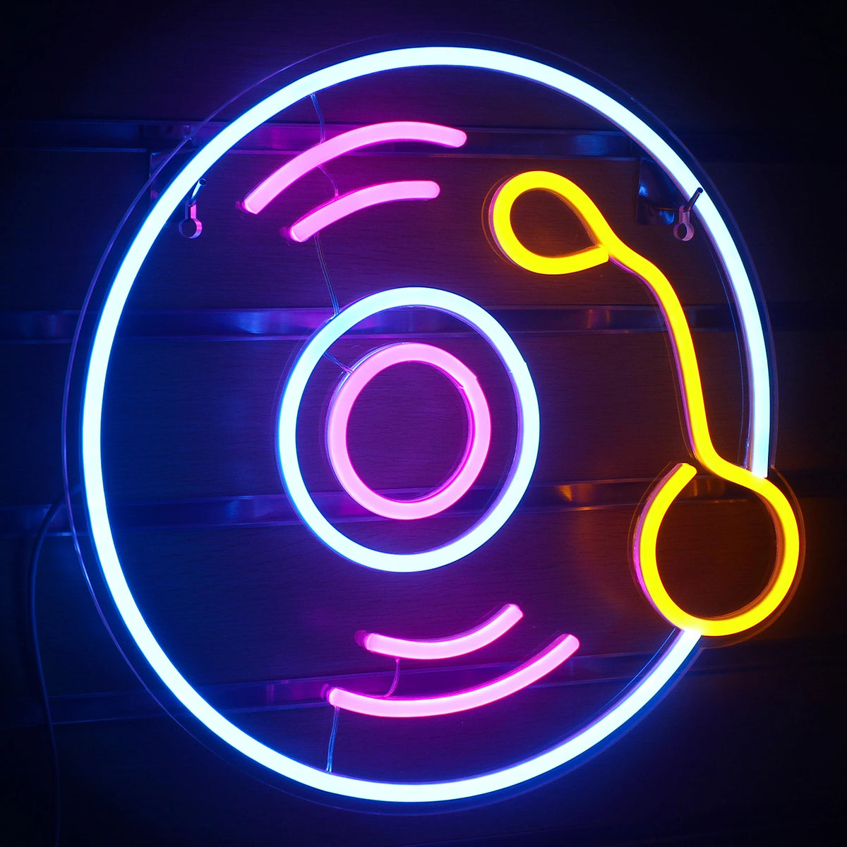 Skivmotiv – LED-neonskylt (5 V USB)